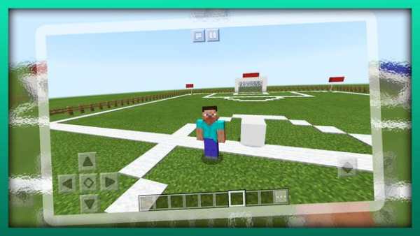New Football Mini-Game. Map for MCPE screenshot 4