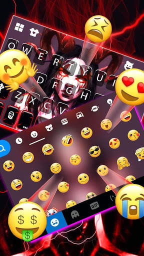 Evil Demon Girl Keyboard Theme screenshot 4