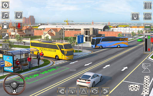 Simulator Game Bus Kota 3D screenshot 2