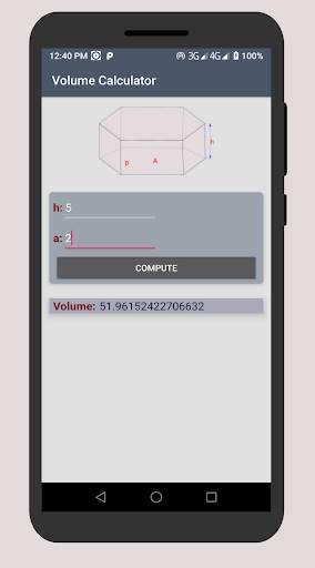 Volume calculator-3D Shapes, geometry calculator स्क्रीनशॉट 2
