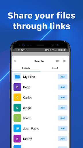 Send Files Anywhere Share It - Feather 5 تصوير الشاشة