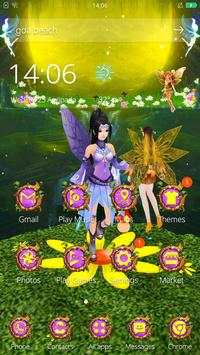 Magic Fairy Land 3D Launcher Theme screenshot 6