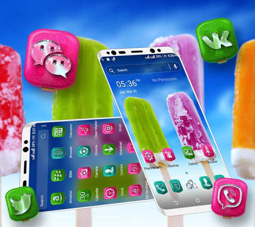 Ice Cream Launcher Theme screenshot 2