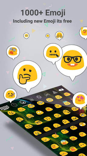 Emoji Smart Neon keyboard screenshot 3