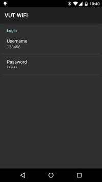 VUT WiFi screenshot 2