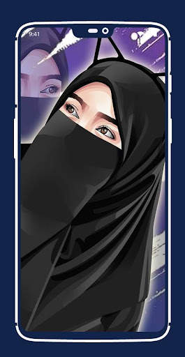 Girly Hijab Wallpaper screenshot 2