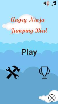 Angry Ninja Jumping Bird screenshot 1