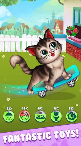 My Fluffy Kitty: Talking Pet DayCare Game For Kids screenshot 1