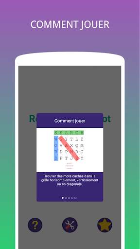 Mots cachés Mots Mêlés French screenshot 2
