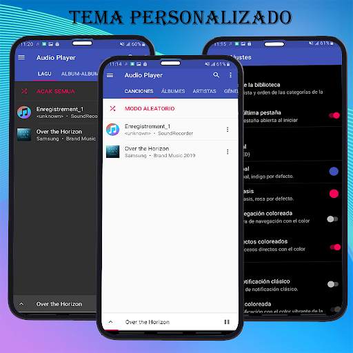 Reproductor de audio HD - reproductor de mp3 screenshot 1