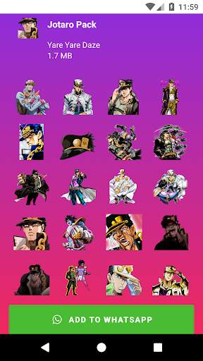 JOJO Stickers screenshot 2