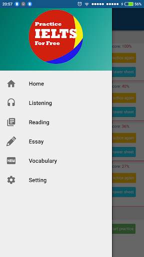 IELTS test - Free practice screenshot 1