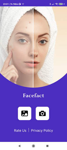 Face editing retouch Facefact screenshot 1