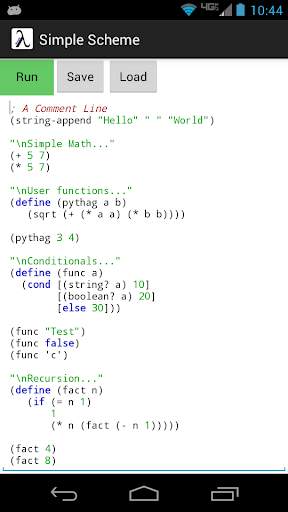 Simple Scheme скриншот 3