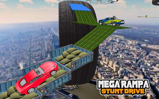 Mega Car Ramp Impossible Stunt screenshot 6