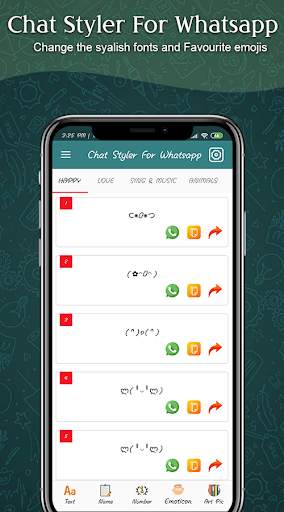 Chat Styler for Whatsapp :Cool Font & Stylish Text screenshot 6