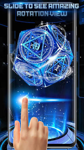 3D Neon Zodiac Wallpaper screenshot 4