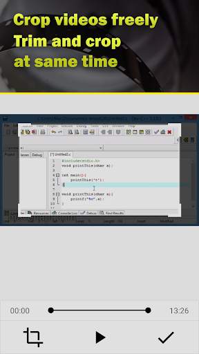 VidCrop - Quick video cropper & video trimmer screenshot 2