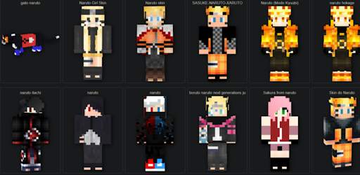 Skin naruto: for :minecraftpe | Addon Maps 2021 screenshot 1