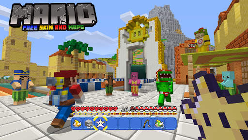 Super Mario world Skin Minecraft PE screenshot 3