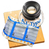 Star shapes AiType Theme icon