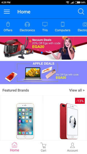 TechStore - React Native eCommerce for Shopify screenshot 1