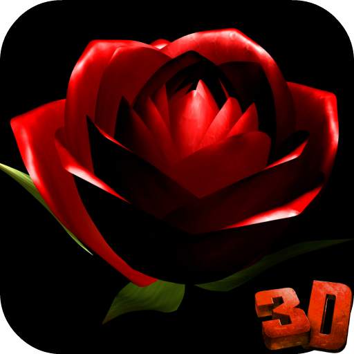 Red Rose 3D Video Theme 4.0