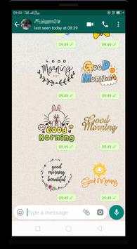 Good Morning WASticker - Stickers for Whatsapp screenshot 2