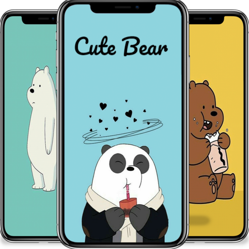 Cute Bear Cartoon Wallpaper icon