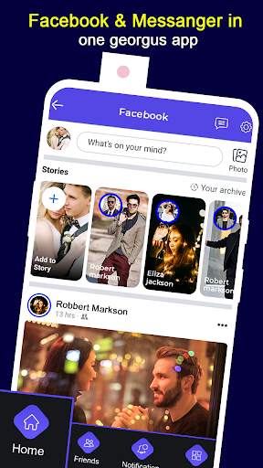 Fast Lite For Facebook & Messenger 2020 скриншот 1