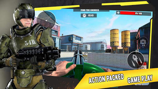 Gunner Strike shooting Simulator: Gun Games 2021 screenshot 6