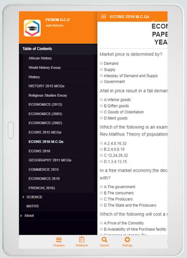 G.C.E O & ALevel Past Questions screenshot 3