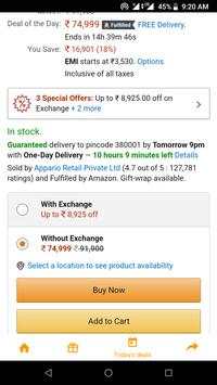 Shopping lite for Amazon screenshot 4
