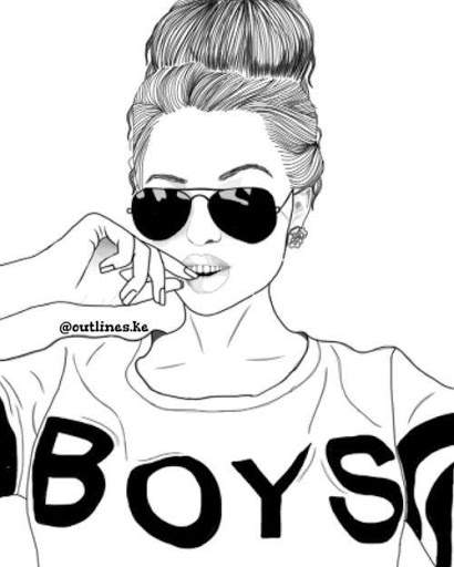 girly Drawings cute Girls screenshot 1