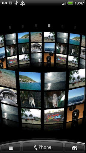 3D Photo Wall Live Wallpaper screenshot 1