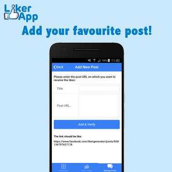 Liker App 3 تصوير الشاشة