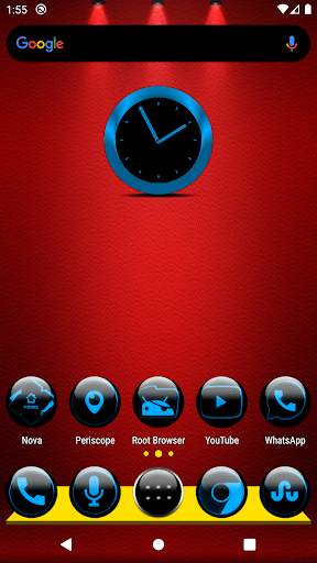 Blue Glass Orb Icon Pack screenshot 1