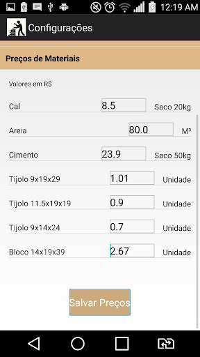 Calcula Construção Free screenshot 7