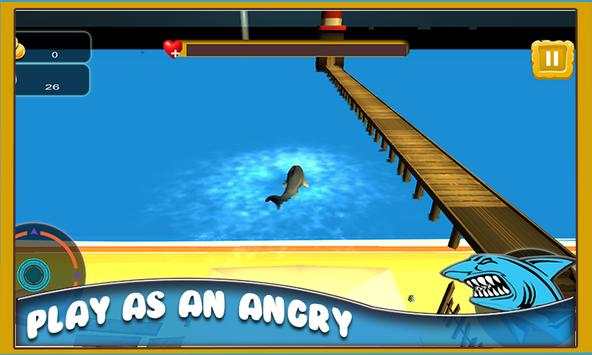 Shark Attack Simulator 3D Game screenshot 1