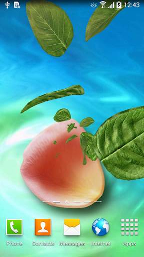 3D Leaves Live Wallpaper screenshot 3