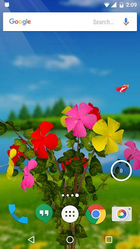 Hibiscus 3D Live Wallpaper screenshot 4