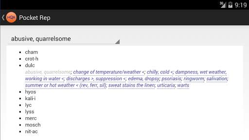 Homeopathic Quick Reference screenshot 9