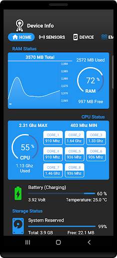 Device Info: CPU PhoneInfo screenshot 6