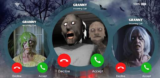 Scary Granny Video Call screenshot 1