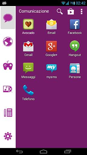 Basic Violet Theme for Smart Launcher screenshot 2