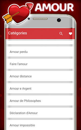 Les meilleures SMS d'amour 2 تصوير الشاشة