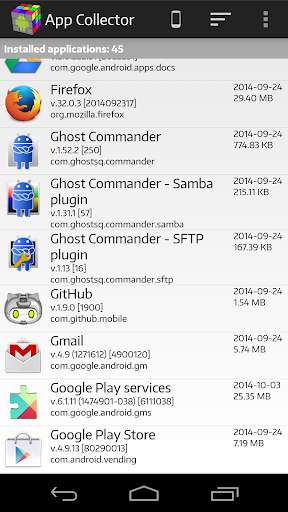 App Collector 1 تصوير الشاشة