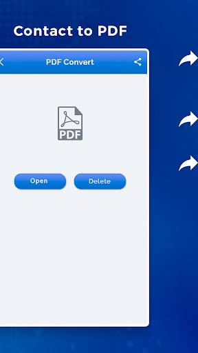 Contacts To PDF - Phone Contacts PDF Export 4 تصوير الشاشة