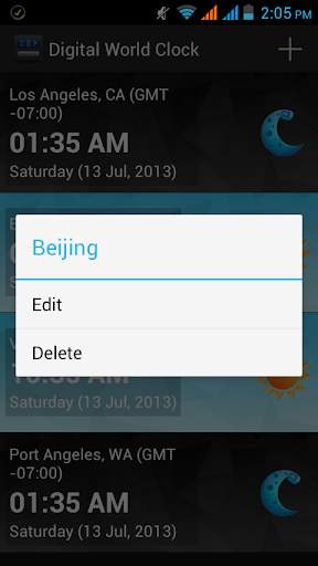 Digital World Clock Widget screenshot 4