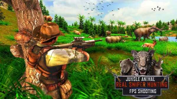 Jungle Animals Real Sniper Hunting: FPS Shooting screenshot 12